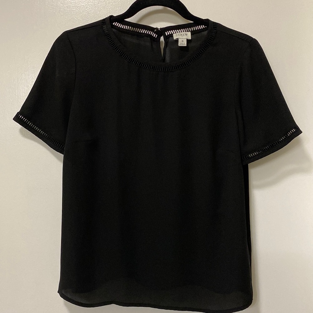 JCrew Factory Cutout Detail Blouse